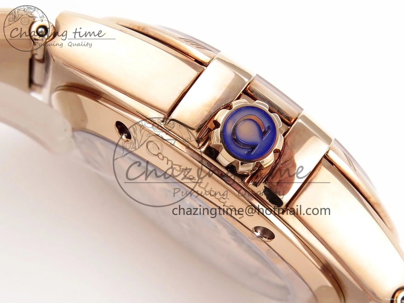 0202 DailyWear Constellation 39mm RG ASWF 1:1 Best Edition White Dial on RG Bracelet A 7781